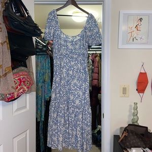 Polo Ralph Lauren Kai floral linen midi dress